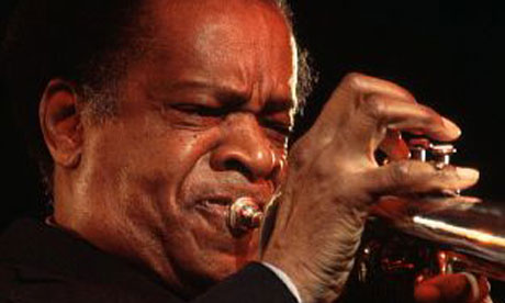 Donald Byrd playing trunpet